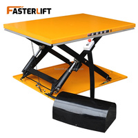 Table élévatrice à ciseaux ultra-plat pour le stockage de palettes