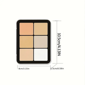 Paleta de Rubor Personalizada, Fábrica de Maquillaje OEM, Rubor de <span class=keywords><strong>6</strong></span> Colores más Corrector de <span class=keywords><strong>6</strong></span> Colores, Marca Privada - Product Image 4