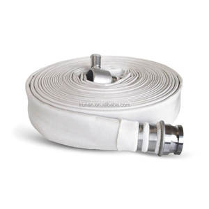 Tuyau d'incendie à simple enveloppe Kunan de 1,5 pouce avec raccord en laiton NST - Product Image 2