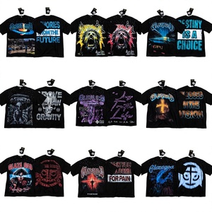 T-shirt da Uomo GLAZA <span class=keywords><strong>GOD</strong></span> di Alta Qualità con Stampa di Lettere Viola, Manica Corta, Prezzo Basso, Vendita all'Ingrosso, Abbigliamento di Marca di Lusso Personalizzato - Product Image 1