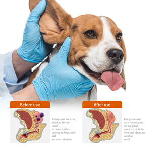 Gotas para Oídos de Perros y Gatos, Limpiador de Oídos para Mascotas, Disolución de <span class=keywords><strong>Cera</strong></span>, Eliminación de Olores, Alivio de Picazón, Aloe Natural, Glicerina, Alantoína, Salud Animal - Product Image 5