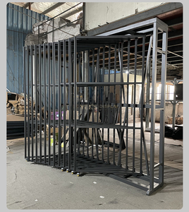 Présentoir de <span class=keywords><strong>plafond</strong></span> YEK'S peu encombrant à pages rabattables avec tiroirs coulissants <span class=keywords><strong>pour</strong></span> revêtements en aluminium et panneaux métalliques en salle d'exposition - Product Image 3