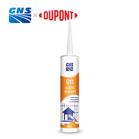 Adhésif silicone GNS à durcissement acetoxy pour la plupart des matériaux de construction