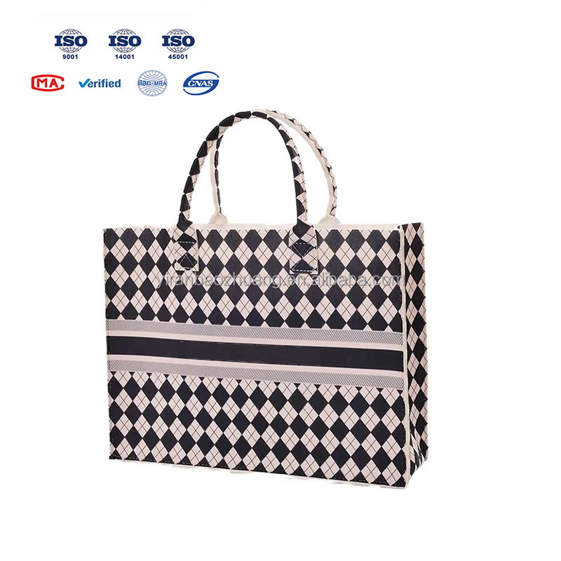 Large Lady Felt Handbag Tote Bag