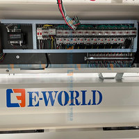 Machine à polir et à rectifier le verre en ligne droite Eworld E-LD9325 à 9 moteurs, machine automatique de polissage et de rectification du verre plat