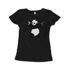 Camiseta con ilustración de Banksy Pandamonium Armed Panda - Product Image 1