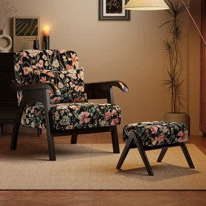 <span class=keywords><strong>Fauteuil</strong></span> simple en bois massif de style français DISHI, luxe léger, <span class=keywords><strong>vintage</strong></span> du milieu du siècle, canapé pour la réception à domicile, salon - Product Image 2