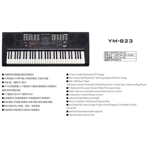 Aiersi <span class=keywords><strong>คีย์บอร์ด</strong></span>อิเล็กทรอนิกส์ระบบดิจิทัลแบบพกพา61คีย์พร้อมจอแสดงผล LCD ตอบสนองต่อการสัมผัส - Product Image 5