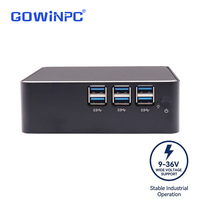 Mini PC embarqué Quad Core Intel Core I5 8250U I3 6100U Double affichage /VGA Win7 Win10 Win11 Linux Contrôle de machine CNC 4K