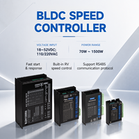 Contrôleur de vitesse BLDC sans balais ICAN IP20 25A 100W-1500W avec capteur Hall 24V/48V/110V/220VAC