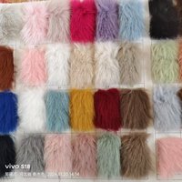 CPC Wholes Porte-clés personnalisable en peluche longue et colorée, en forme de queue de renard simulée, lestée, 15 cm
