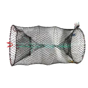 25*45厘米春季钓鱼弹簧诱饵笼圆鳗鱼笼海水淡水折叠虾笼