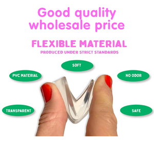 Protections d'<span class=keywords><strong>angle</strong></span> souples en PVC transparent adhésif en forme de L, écologiques et durables, pour la sécurité des bébés sur les tables et les meubles - Product Image 4
