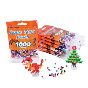 Wholesale Bulk 1000pcs Mix Color Water Spray Sticky Beads Kids Diy Toy Magic Beads Water Mist Fuse Beads