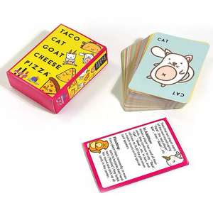 <span class=keywords><strong>Taco</strong></span> Cat Goat <span class=keywords><strong>Cheese</strong></span> <span class=keywords><strong>Pizza</strong></span> Jeu de société de dessin animé mignon et amusant | Jeu de cartes interactif joyeux pour 2 à 8 personnes Version anglaise - Product Image 4