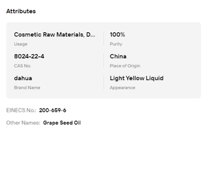 Huile de pépins de raisin pure pressée à froid, naturelle, pour les soins de la peau, les massages et les produits hydratants - Product Image 6