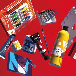 Set di Colori Acrilici AUREUO di Alta Qualità, Lisci e Resistenti al Sole, Confezione Mista 3D da 6 Colori, 25ml, Personalizzabili per Tela e Carta - Product Image 5