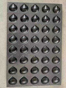 Molde para hornear comercial Horno Hornear Muffin Cake Pan 40 Cavidad Antiadherente en forma de castaña Utensilios para hornear - Product Image 4