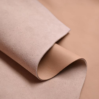 Tissu en cuir PU auto-adhésif à motif litchi gaufré pour automobiles - Cuir synthétique