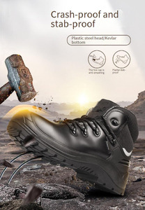 Chaussures de sécurité électriques haute tension 18 kV, semelle en caoutchouc, bottes de sécurité isolantes, chaussures de sécurité imperméables pour les risques électriques - Product Image 3