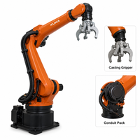 Robot articulé à six axes à long bras, charge utile de 120 kg, portée de 2701 mm, pour fonderie et métallurgie, à vendre directement de l'usine, OEM ODM
