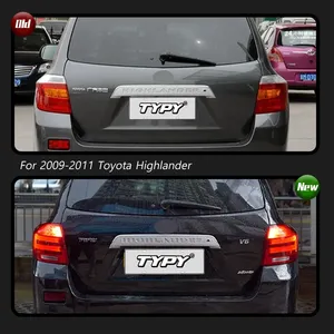 อุปกรณ์ตกแต่งรถยนต์สำหรับ Toyota Highlander 2009-2011 ชุดอัพเกรดไฟท้ายแบบใหม่ พร้อมไฟ DRL แบบไดนามิกและไฟเลี้ยว LED - Product Image 3