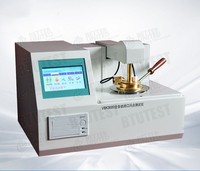Testeur de point d'éclair à coupelle fermée entièrement automatique, normes ASTM D93 et ISO 2719, écran tactile 8 pouces, modes d'allumage doubles