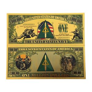 Billete de 1 Millón de Dólares Americanos 2026, Chapado en Oro, para Regalos - Product Image 1