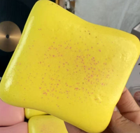 Jouet sensoriel anti-stress portable en silicone ultra-doux en forme de mini cube de tofu pour adultes