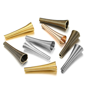 Componentes para Joyería, Cuentas Espaciadoras con Forma de Flor, Plateadas, Bronce Antiguo, Chapadas en Oro, para Hacer Collares, Paquete de 12 Piezas - Product Image 4