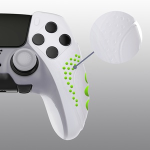 เคสซิลิโคนนิ่ม PlayVital Clear Decorative Rubber Protector ป้องกันรอยขีดข่วน สำหรับจอยไร้สาย PS5 Edge - Product Image 3