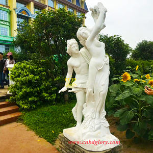 Moderne statue in marmo <span class=keywords><strong>di</strong></span> <span class=keywords><strong>Apollo</strong></span> e Daphne per il giardino esterno e la decorazione del paesaggio del parco - Product Image 1