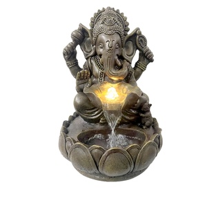 Waterfall Resin <strong>Buddha</strong> <strong>Ornaments</strong> Fountain for Indoor Decoration - Product Image 1