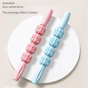 Bâton de massage musculaire à picots pour le soulagement des douleurs, outil de massage des mollets et des fascias pour le yoga, en PP, longueur 36 cm, unisexe - Product Image 3