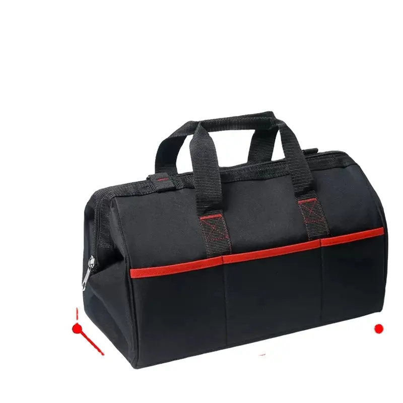 กระเป๋าเครื่องมือช่างไฟฟ้าสำหรับงานหนักแบบพกพา,กระเป๋าเครื่องมือกระเป๋าทรงถังกระเป๋าเก็บของพร้อมสายสะพายไหล่