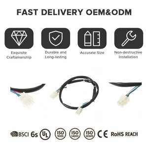 Sağlamlaştırılmış İletişim ve Bilgisayar Sistemleri için Bakır Cat7 RJ45 SATA Güç Kabloları (PBT/Naylon İzolasyonlu) Ethernet Kablo Demeti - Product Image 4