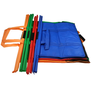 Set of 4 Heavy Duty Supermarket Trolley Cart Storage Reusable Grocery Bags Non Woven Tote Shopping Bag