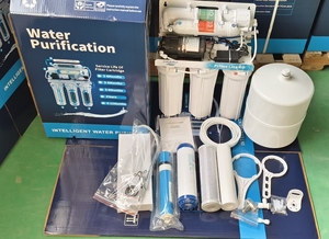 Système <span class=keywords><strong>de</strong></span> purification d'<span class=keywords><strong>eau</strong></span> par osmose inverse à 5 étapes, design fin et installation facile, pour usage domestique, filtration RO pour une <span class=keywords><strong>eau</strong></span> propre - Product Image 2