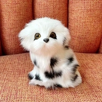 Prix d'usine : Jouet en peluche chat et chien avec son, fonctionne sur piles, peut crier, simulation de chat, jouets en peluche pour animaux, chiens