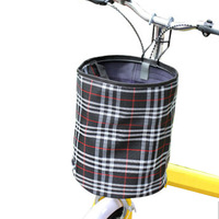Panier avant de vélo pliable multifonctionnel et détachable de grande taille, fourni par un fournisseur chinois