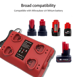 Batería de iones de litio Victpower N12 XC5.0 con cargador N124 para Milwaukee - Product Image 3