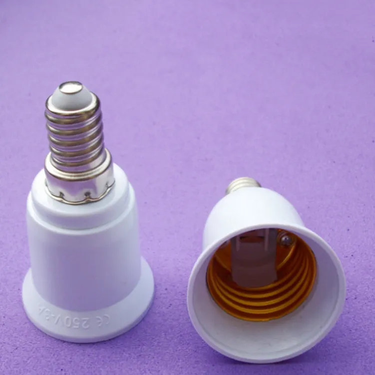 Lamp Socket E27 to E14 Conversion Lamp Holder e27 to e14 Inside Wear-resistant Copper Ring Converter