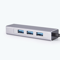 Adaptador de Red Ethernet con Logotipo Personalizado OEM ODM, USB C a USB 3.1 Hub, 10M 1000M Gigabit RJ45 LAN