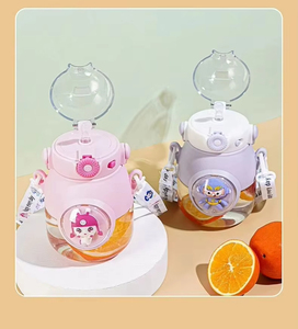 Botella Deportiva Escolar de Gran Capacidad, Portátil, para Beber Directamente, Venta al por Mayor de Fábrica, Ecológica, con Dibujos Animados, Regalos Lindos para Niños, 900 ml - Product Image 2