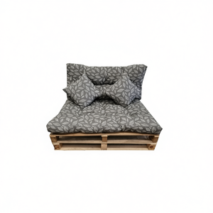 Tappetino per Cani Moderno in Morbido Cotone Imbottito da 10CM - Cuscino a Forma di Pallet con Motivo Vegetale - Product Image 1