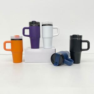 25 Pack Logo Custom Personalized <b>Halloween</b> Gift Purple Blue Orange White 14Oz Black Plated Travel <b>Mug</b> - Product Image 2