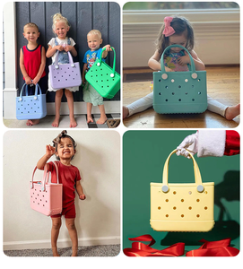 Mode fourre-tout EVA gelée Mini sac à main pour femmes Shopping <span class=keywords><strong>Camping</strong></span> tourbière sac grande capacité plage stockage étanche Croc tourbière sac - Product Image 2