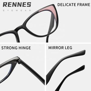 Vente en gros de lunettes de bureau œil de <span class=keywords><strong>chat</strong></span> de haute qualité pour femmes cadre PC coloré anti-bleu pour ordinateur téléphone portable étudiant myopie - Product Image 6