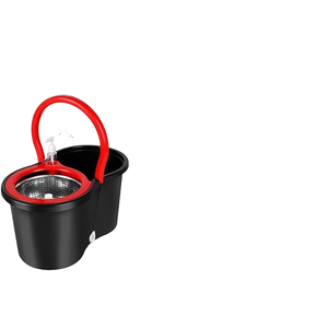 หัวม็อบไมโครไฟเบอร์แบบถอดเปลี่ยนได้ รุ่น Bucket System 3 ความจุสูง (>701 มล.) ด้ามจับเหล็กยืดหดได้ พร้อมระบบบิดน้ำอัตโนมัติ - Product Image 1