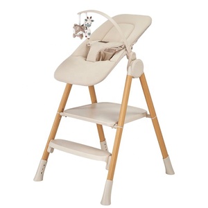 Reliable Safety Height Adjustable Child Toddler 3 in 1 High Chair Infant Kitchen Stool &amp; Adjustable Baby Bouncer for <strong>Newborn</strong> - Product Image 5
